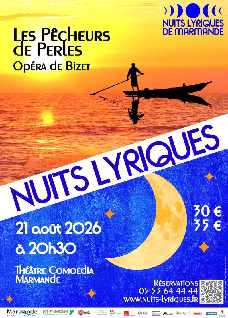 Illustration de l'événement : 38ème Festival des Nuits Lyriques - Ouverture - Les Pêcheurs de Perles de Georges BIZET