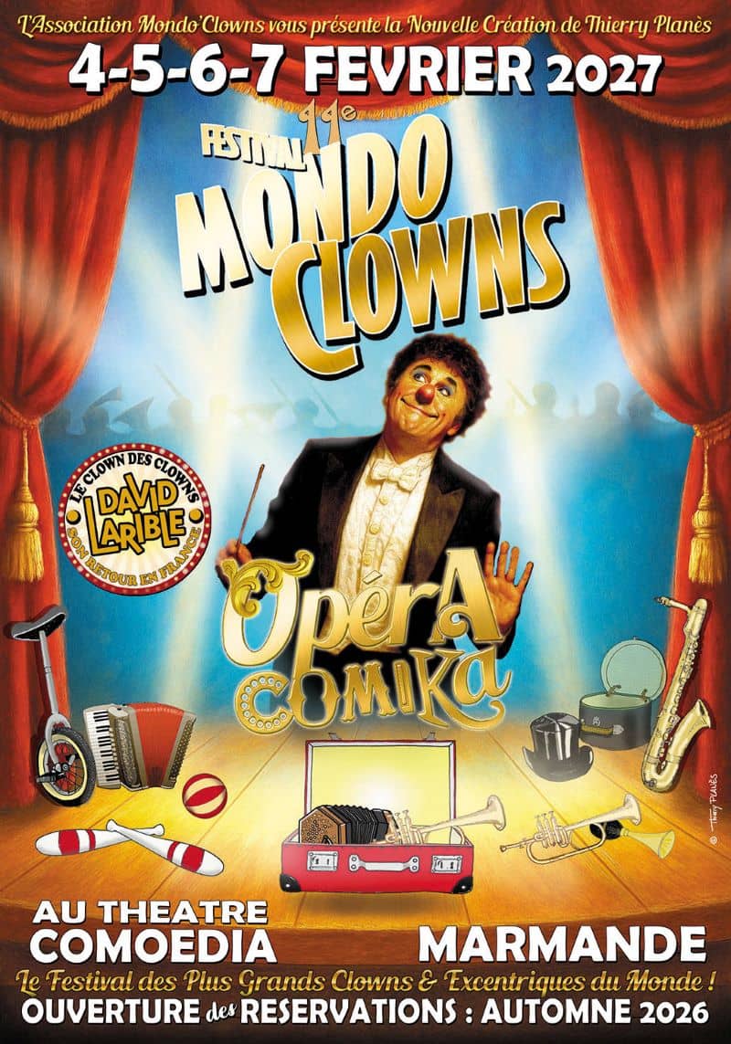 Illustration de l'événement : 11ème Festival Mondoclowns "OpérA comika"