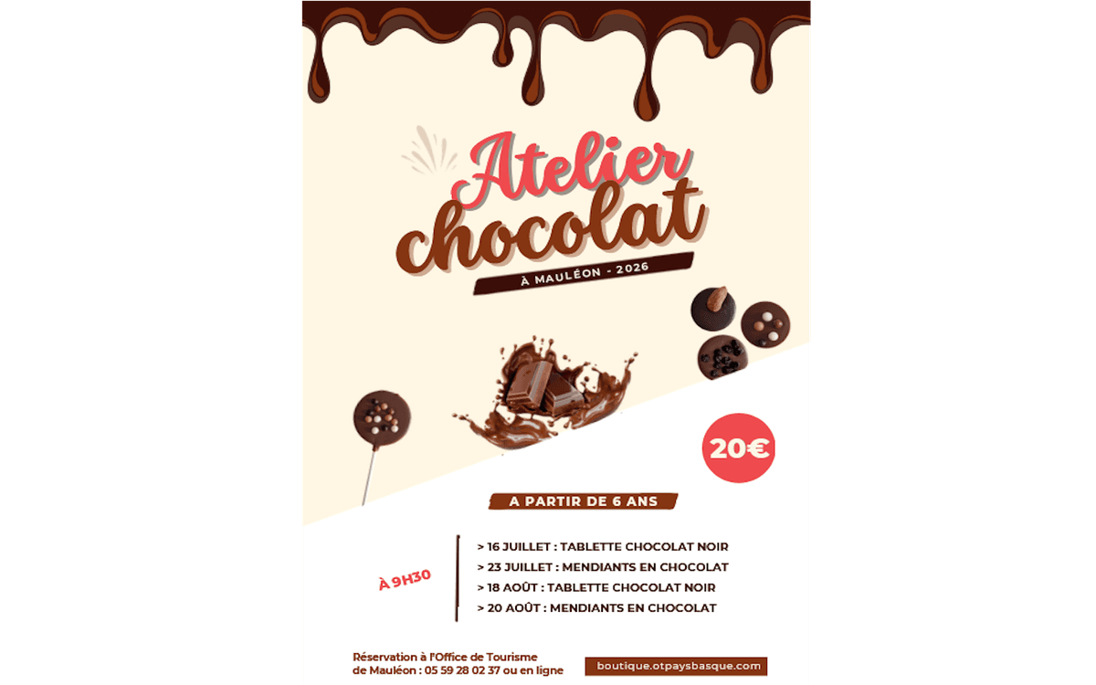 Illustration de l'événement : Démonstration : fabrication d'une tablette en chocolat noir