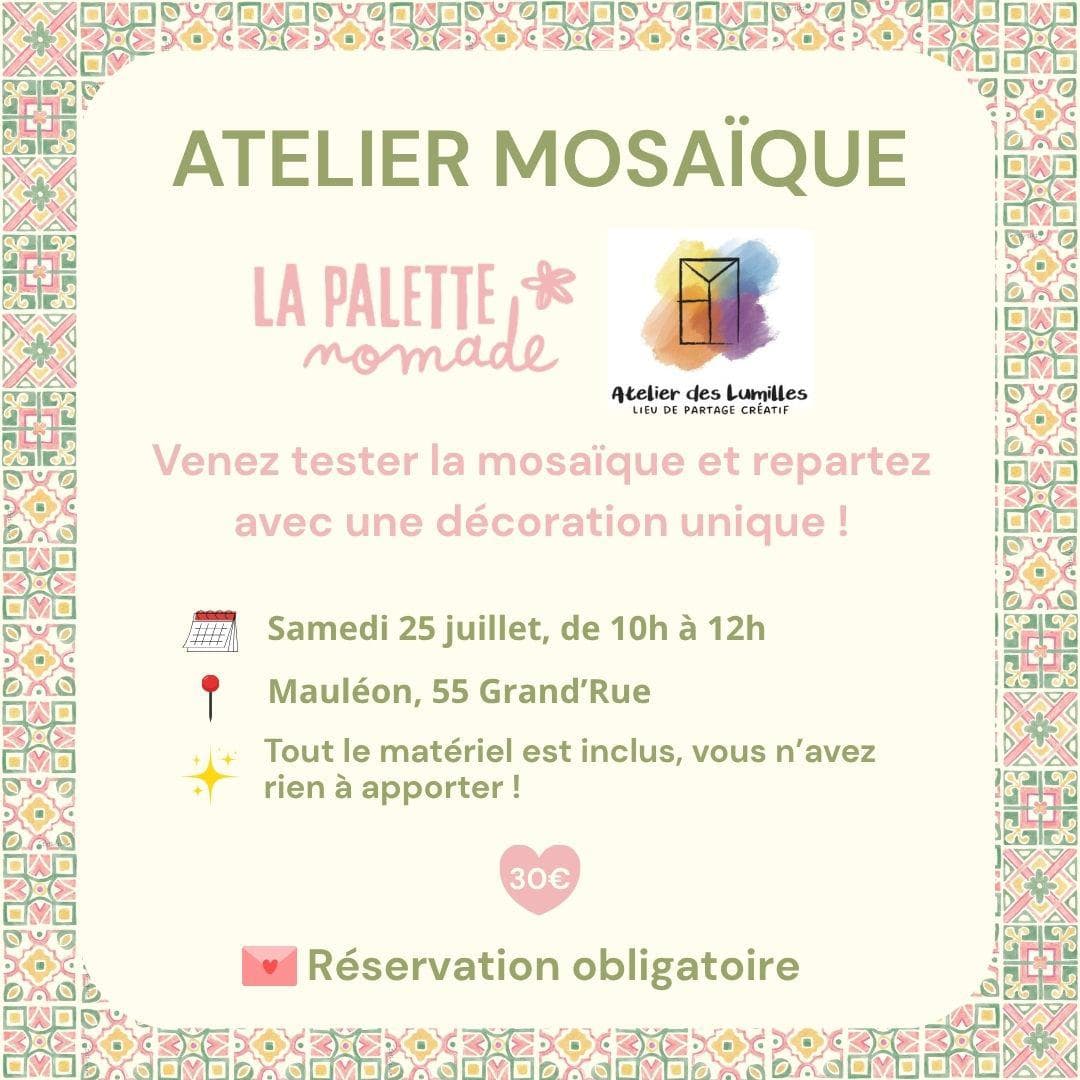 Illustration de l'événement : Atelier - Mosaïque