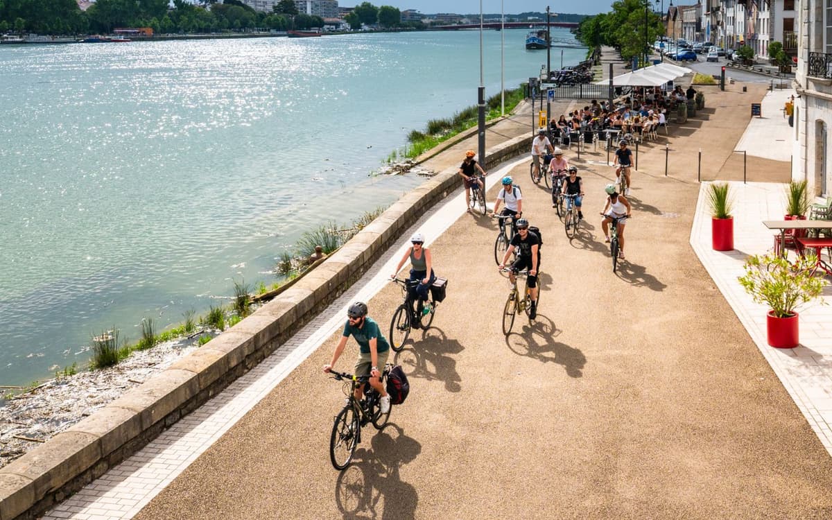 Illustration de l'événement : Balade à vélo : Baiona'vélo, du port à l'océan