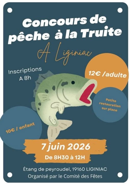 Illustration de l'événement : Concours de pêche à la truite