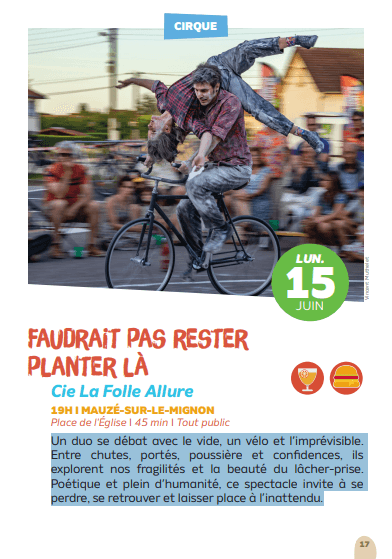 Illustration de l'événement : Cirque - 5e saison à Mauzé-sur-le-Mignon
