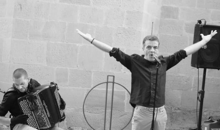 Illustration de l'événement : Le festival Précaire, Jean Marc Vareille et Gilles Puyfages détextent Dimey