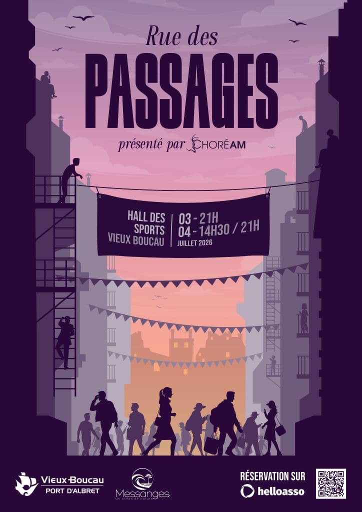 Illustration de l'événement : Spectacle de la compagnie CHOREAM / Rue des Passages