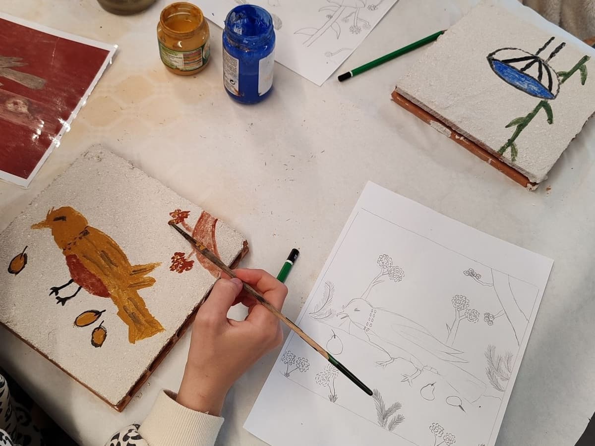Illustration de l'événement : Atelier fresque romaine, au musée gallo-romain