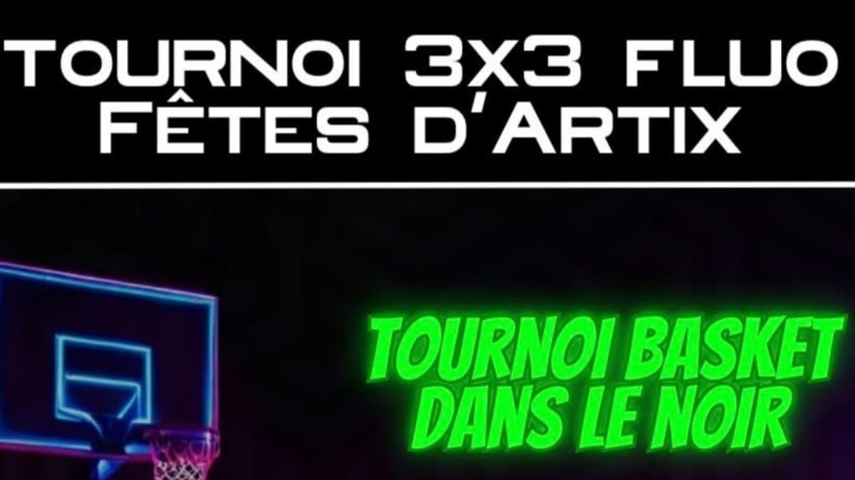 Illustration de l'événement : Tournoi de basket fluo des fêtes d'Artix