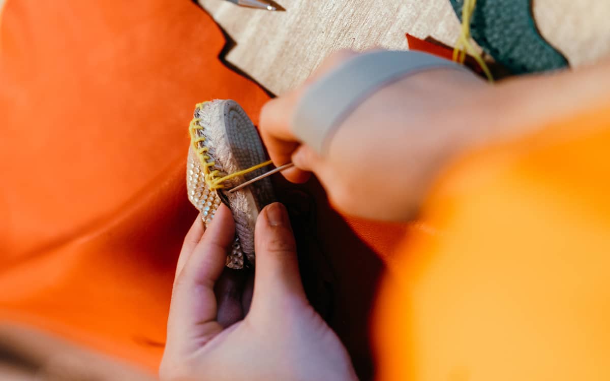 Illustration de l'événement : Atelier de fabrication de porte-clés espadrilles