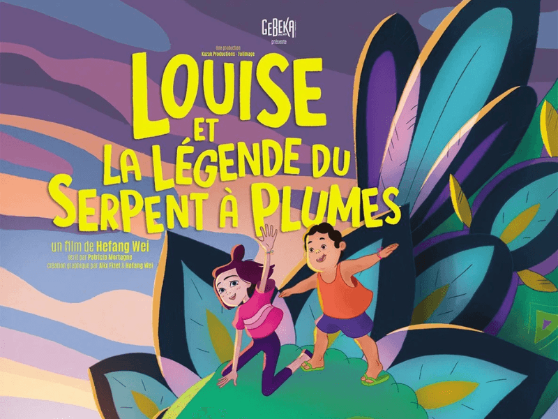 Illustration de l'événement : Ciné Goûter à Terres d'Oiseaux "Louise et la légende du serpent à plume"