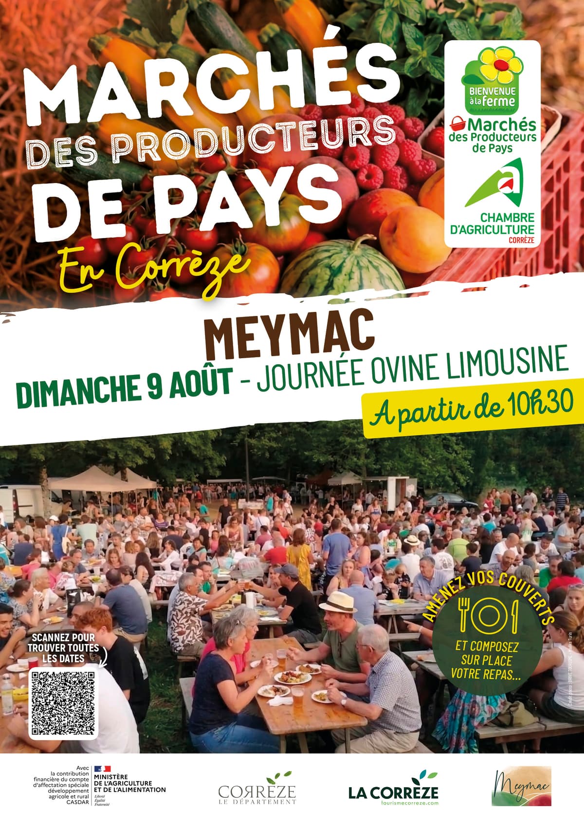 Illustration de l'événement : Marché des Producteurs de Pays de Meymac - Journée Ovine Limousine