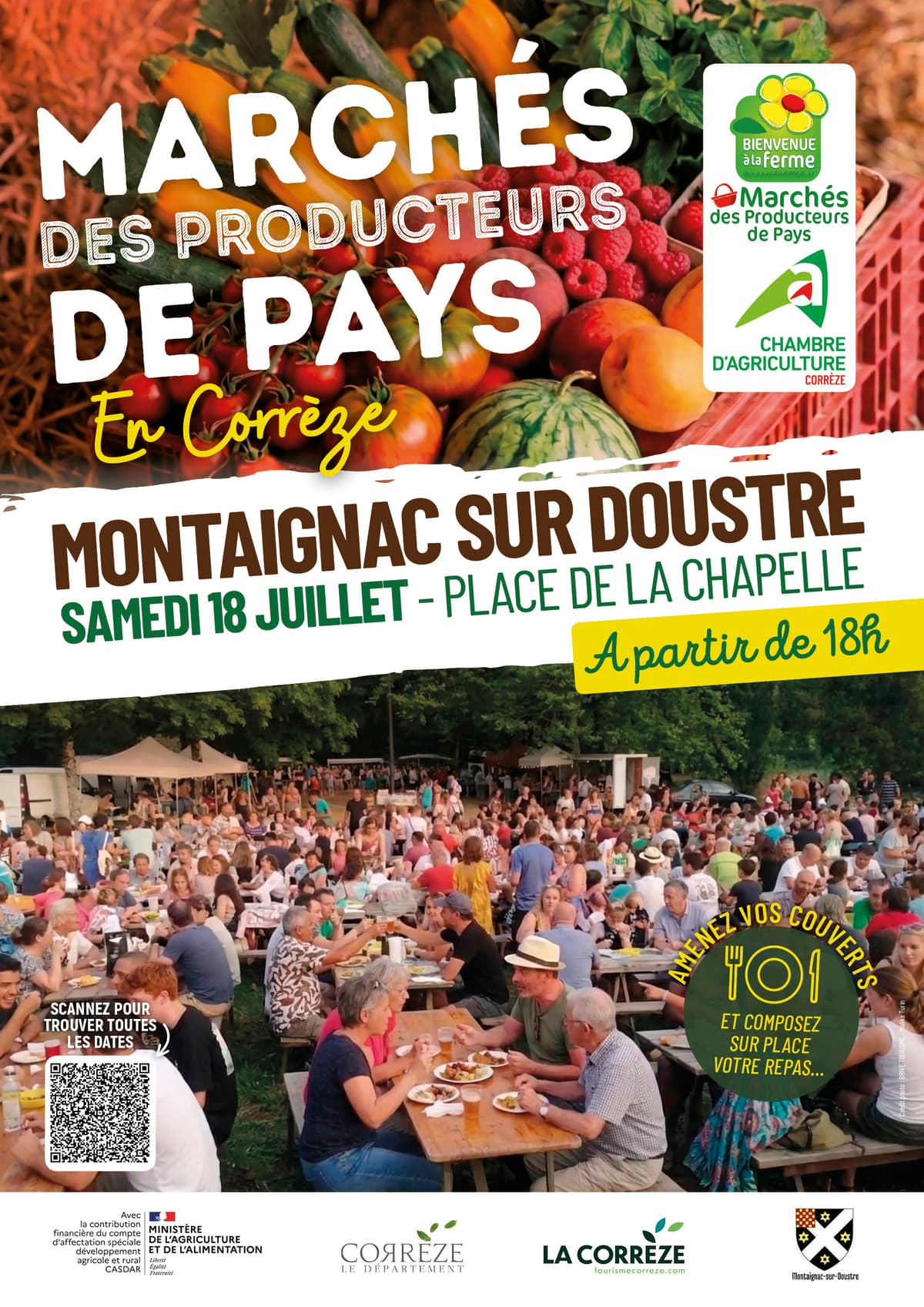 Illustration de l'événement : Marché des Producteurs de Pays de Montaignac-sur-Doustre