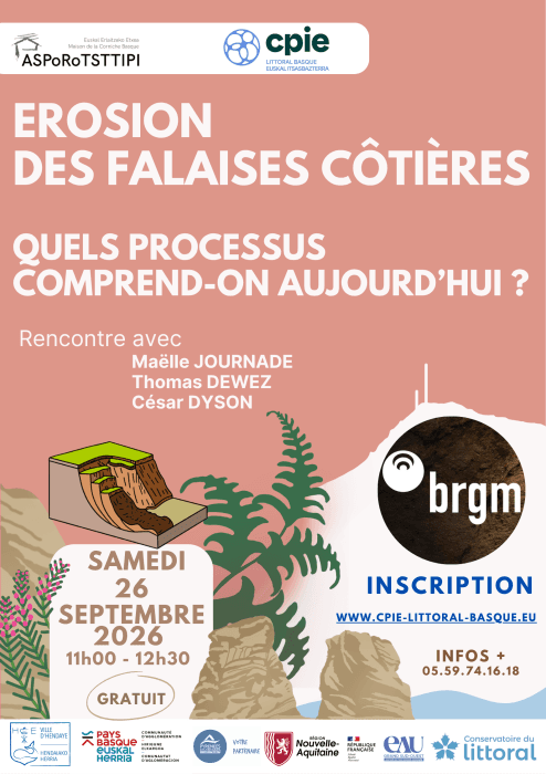 Illustration de l'événement : Rencontre - Erosion des falaises côtières : quels processus comprend-on aujourd'hui ?