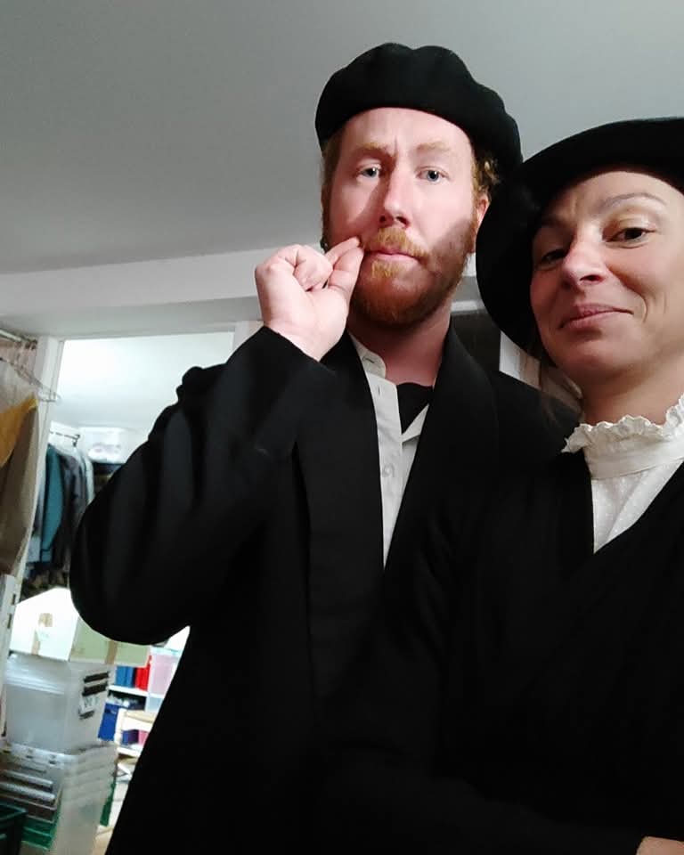 Illustration de l'événement : Visite guidée costumée par la causerie des patrimoines