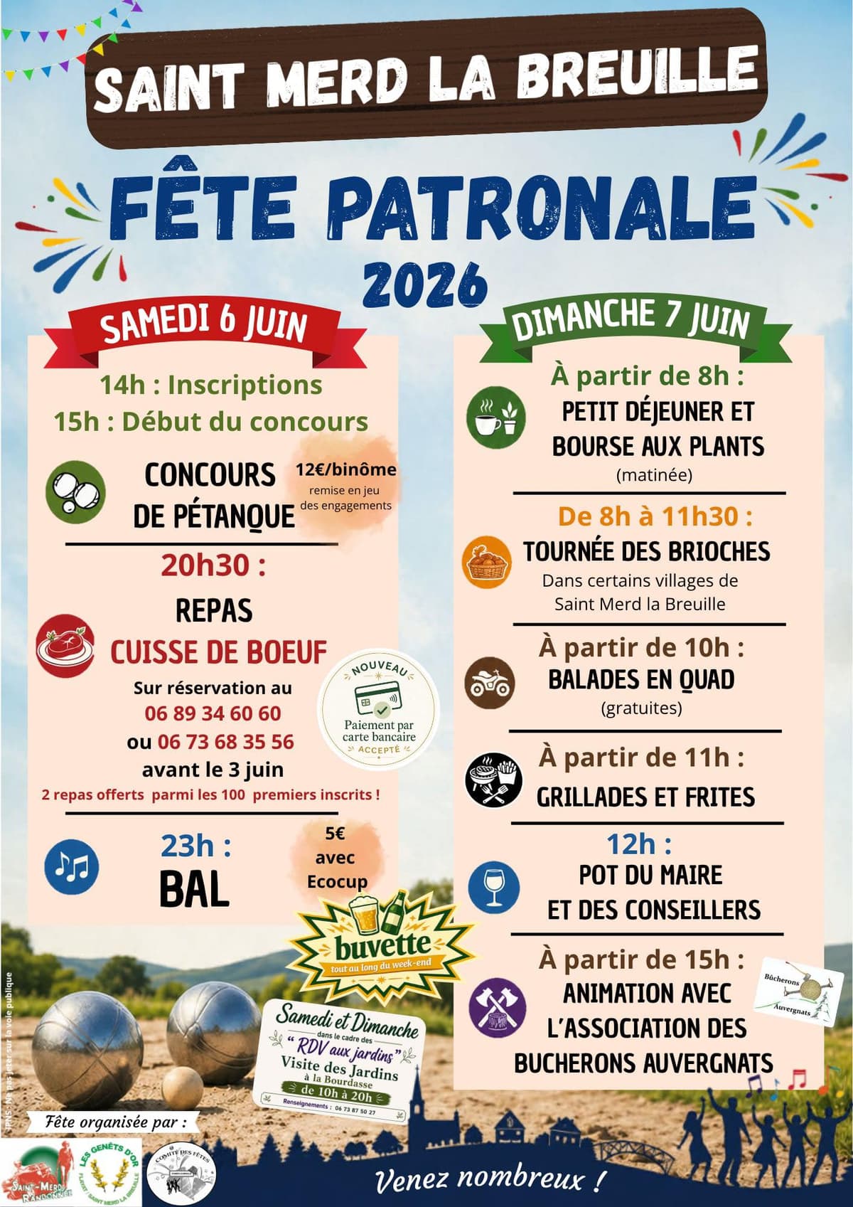 Illustration de l'événement : Fête patronale à Saint-Merd-la-Breuille