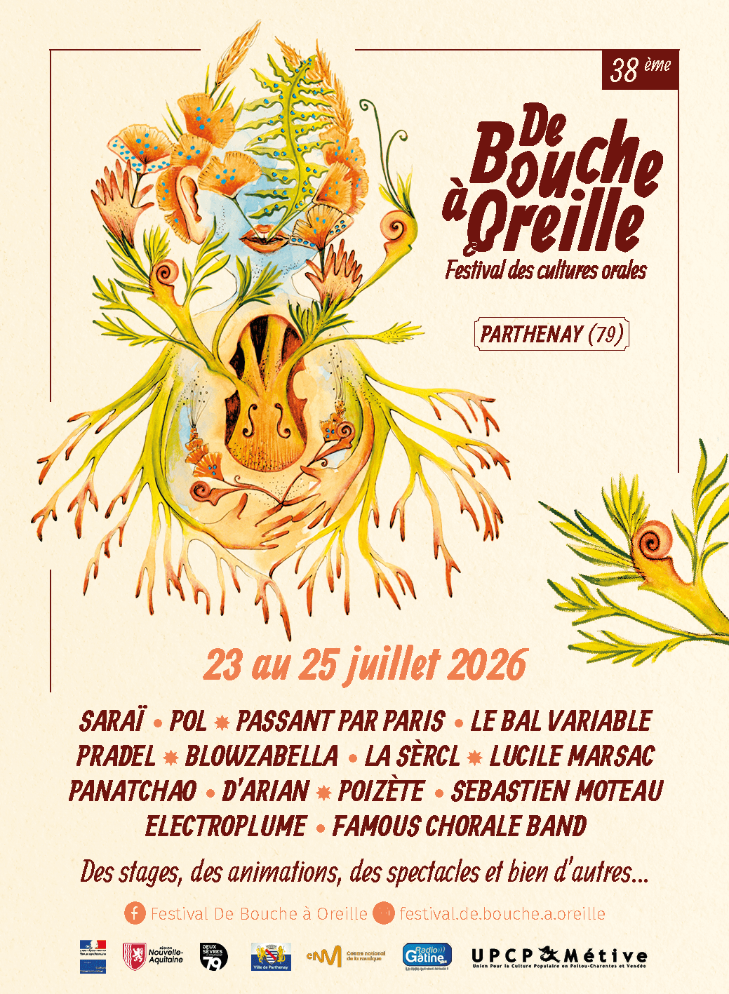 Illustration de l'événement : Stage avant-deux - Festival de Bouche à Oreille