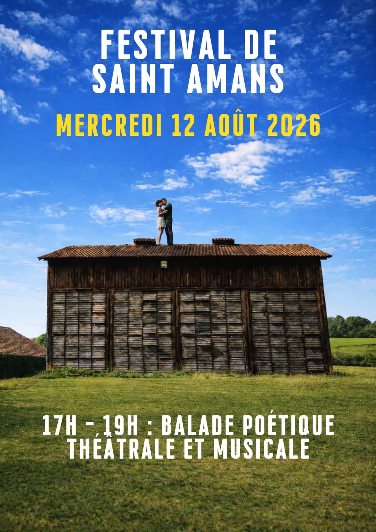 Illustration de l'événement : Balade poétique théâtrale et musicale dans le cadre du Festival de Saint-Amans