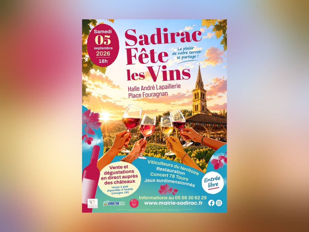 Illustration de l'événement : Sadirac fête les vins