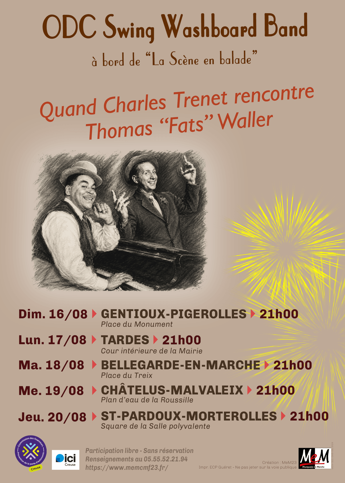 Illustration de l'événement : l'ODC "La Scène en balade" - Concert en plein air