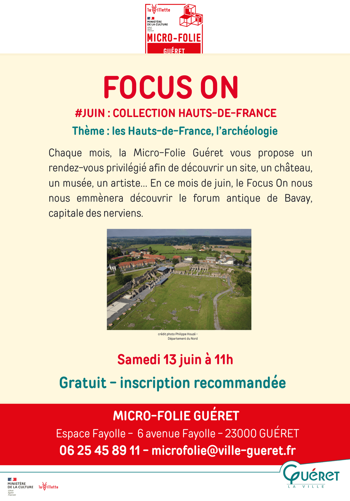 Illustration de l'événement : Focus On Forum Antique de Bavray