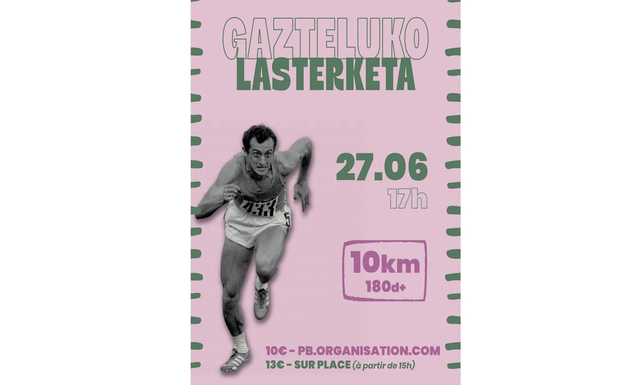 Illustration de l'événement : Gazteluko lasterketa : Course des Fêtes de Saint-Pée-Sur-Nivelle