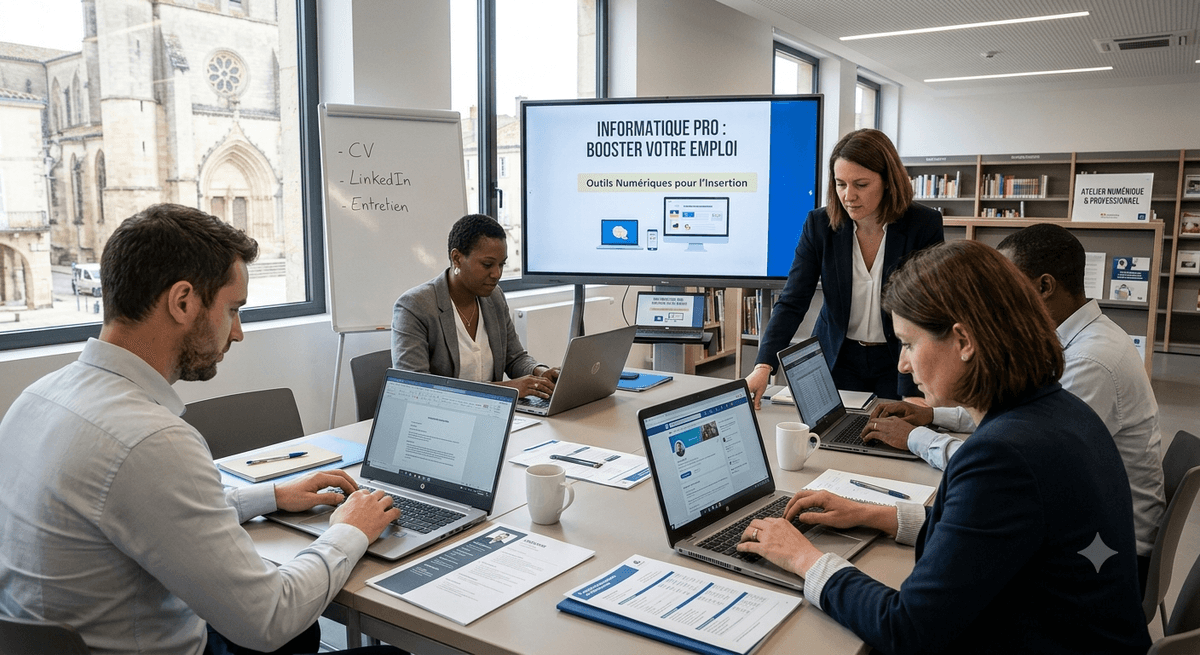 Illustration de l'événement : Atelier d'informatique - Optimiser ses compétences numériques pour l'emploi