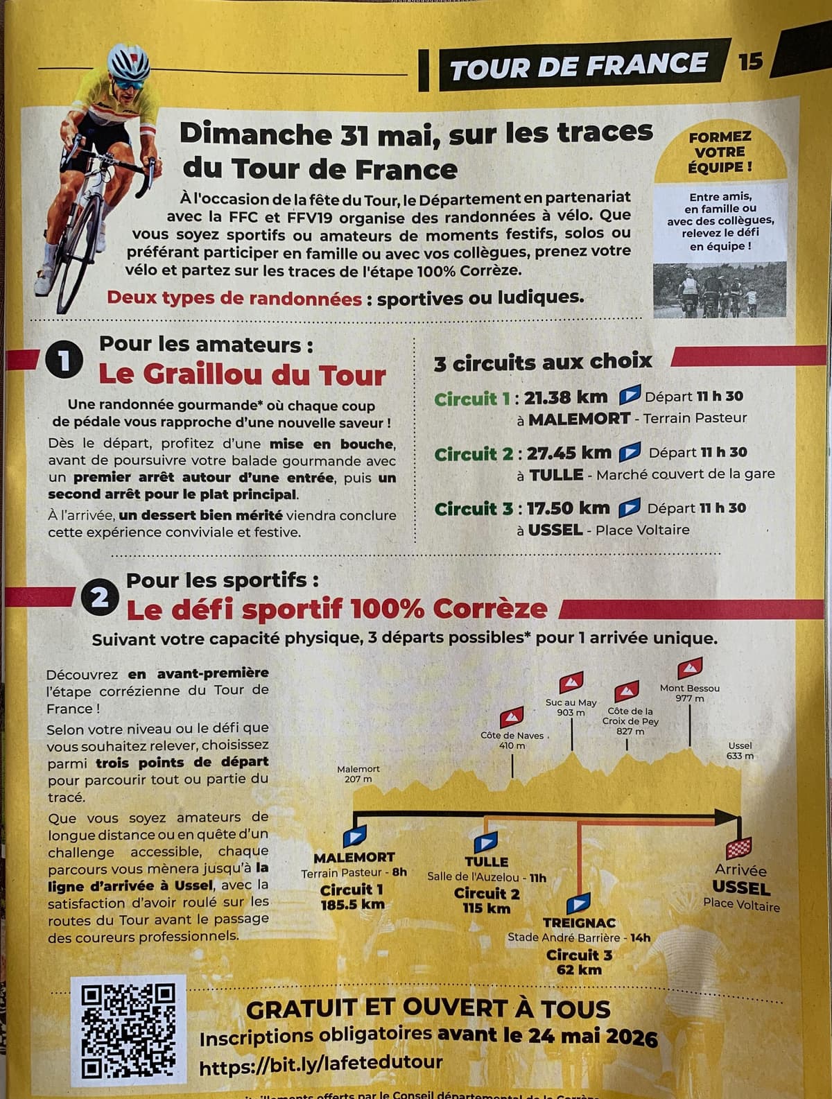 Illustration de l'événement : Le défi sportif 100% Corrèze