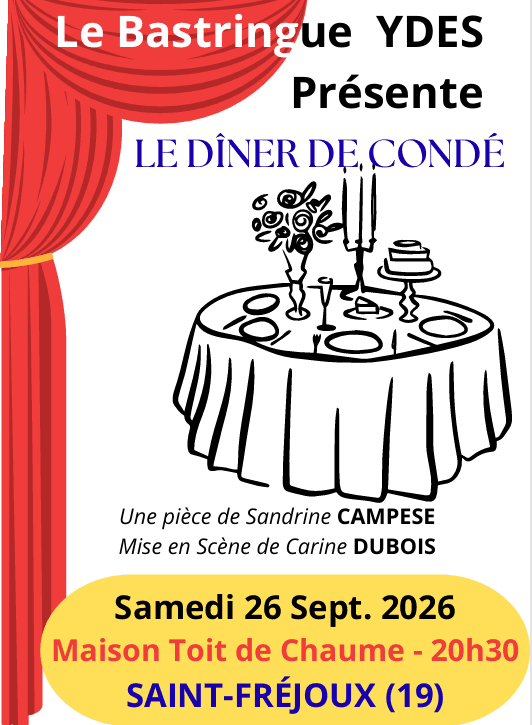 Illustration de l'événement : Théâtre Le Bastringue "Le dîner de Condé"