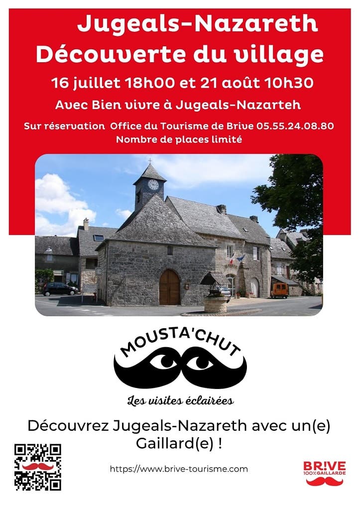 Illustration de l'événement : MOUSTA'CHUT: Découverte du village de Jugeals-Nazareth