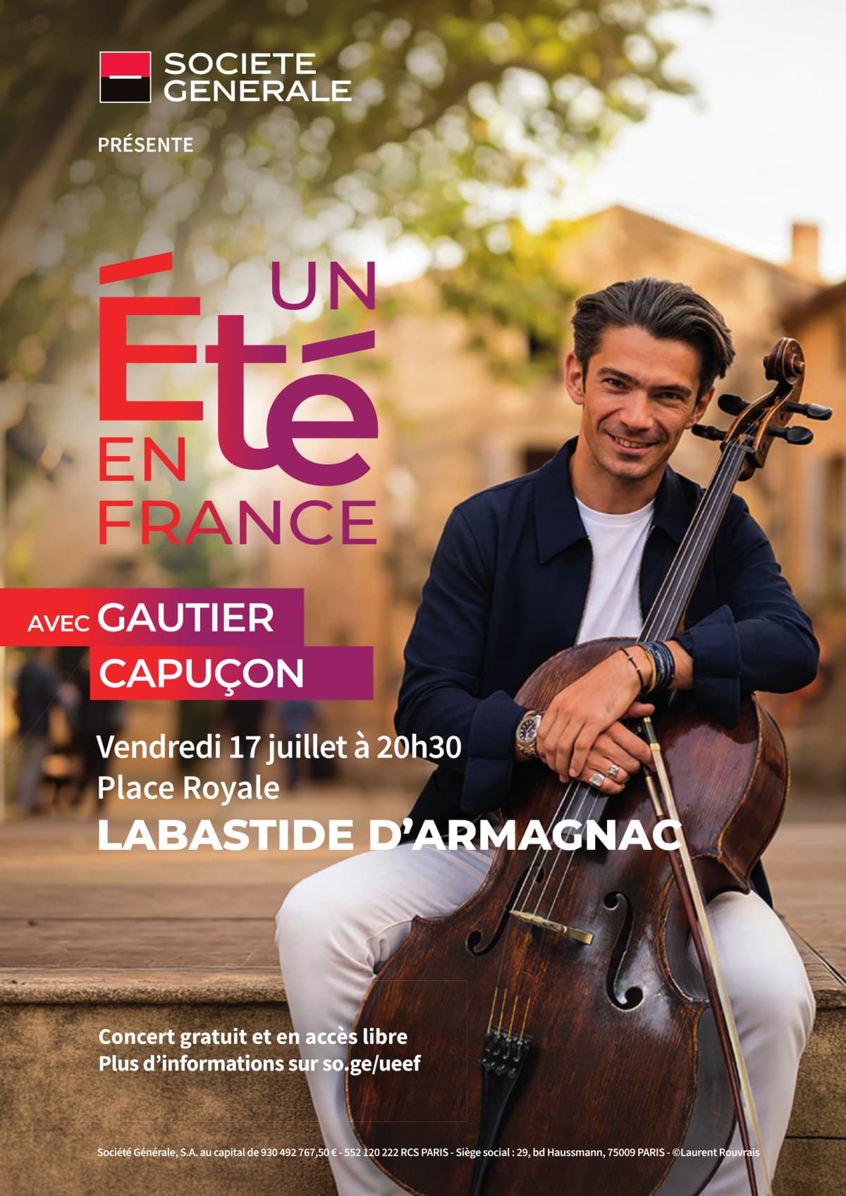 Illustration de l'événement : Un été en France avec Gautier Capuçon