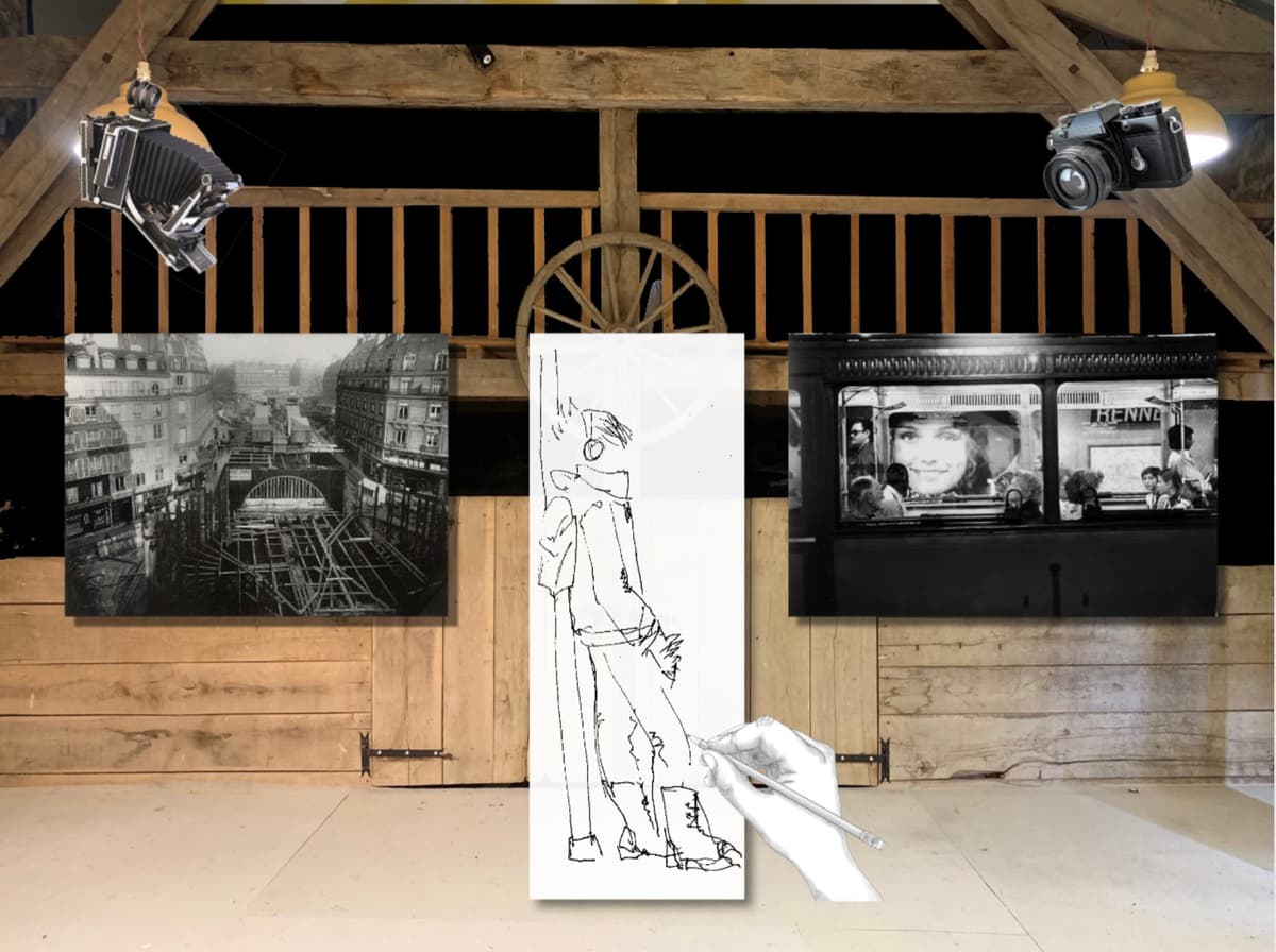 Illustration de l'événement : Photos et croquis : "le Métro arrive à Planechaud"