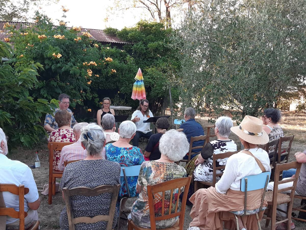 Illustration de l'événement : Lectures et spectacles au jardin - Lecture théâtrale