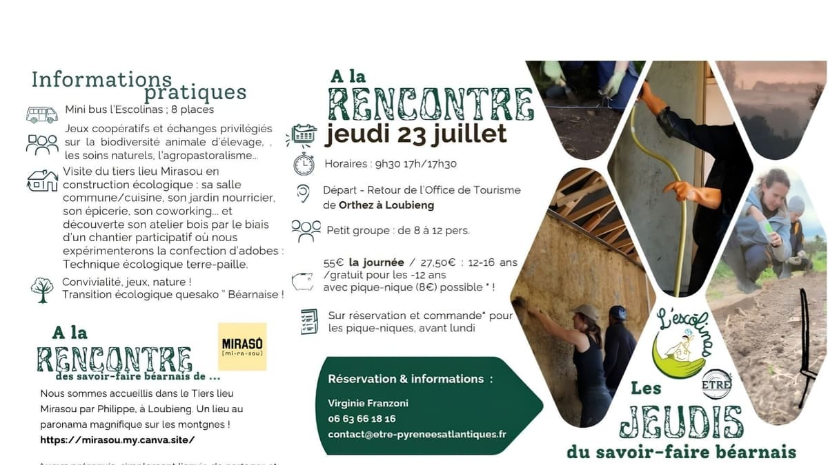 Illustration de l'événement : Les jeudis du savoir faire Béarnais