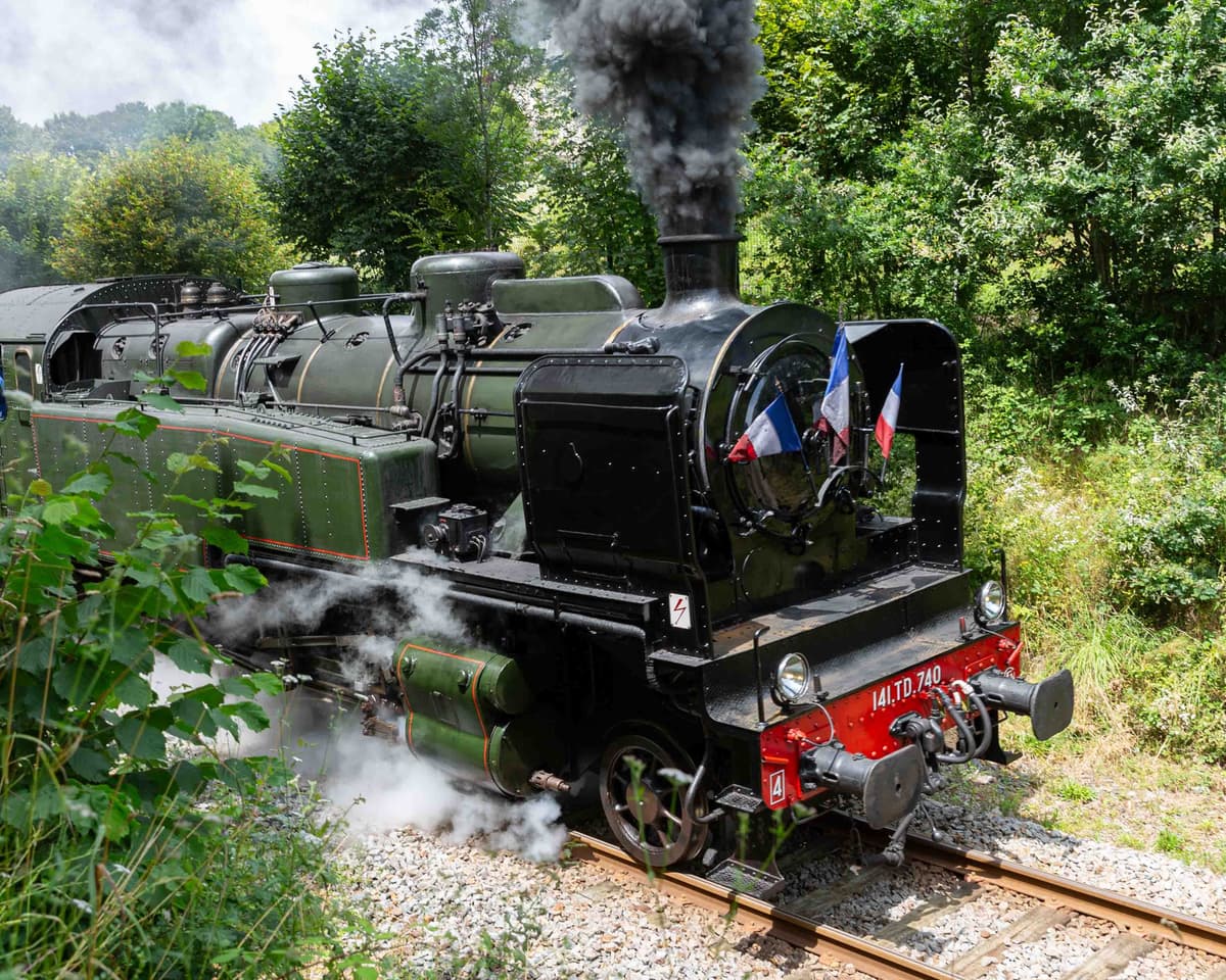 Illustration de l'événement : Train touristique à vapeur : Circuit de la Haute vallée de la Vienne - 29 juillet