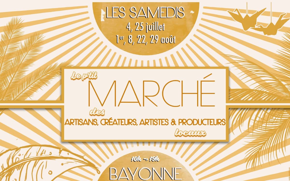 Illustration de l'événement : Le p'tit marché des artisans, créateurs, artistes et producteurs locaux