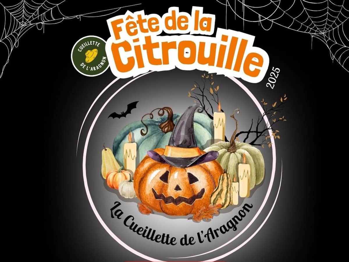 Illustration de l'événement : Fête de la citrouille et Halloween, à la Cueillette de l'Aragnon