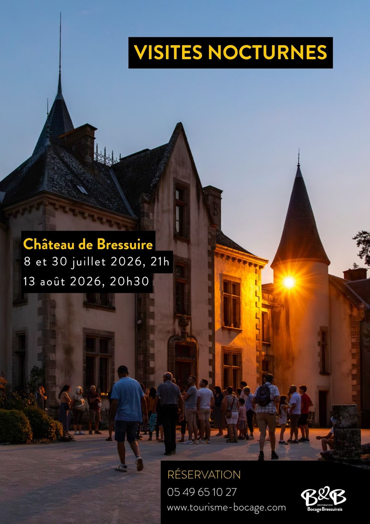 Illustration de l'événement : Visites nocturnes - Château de Bressuire