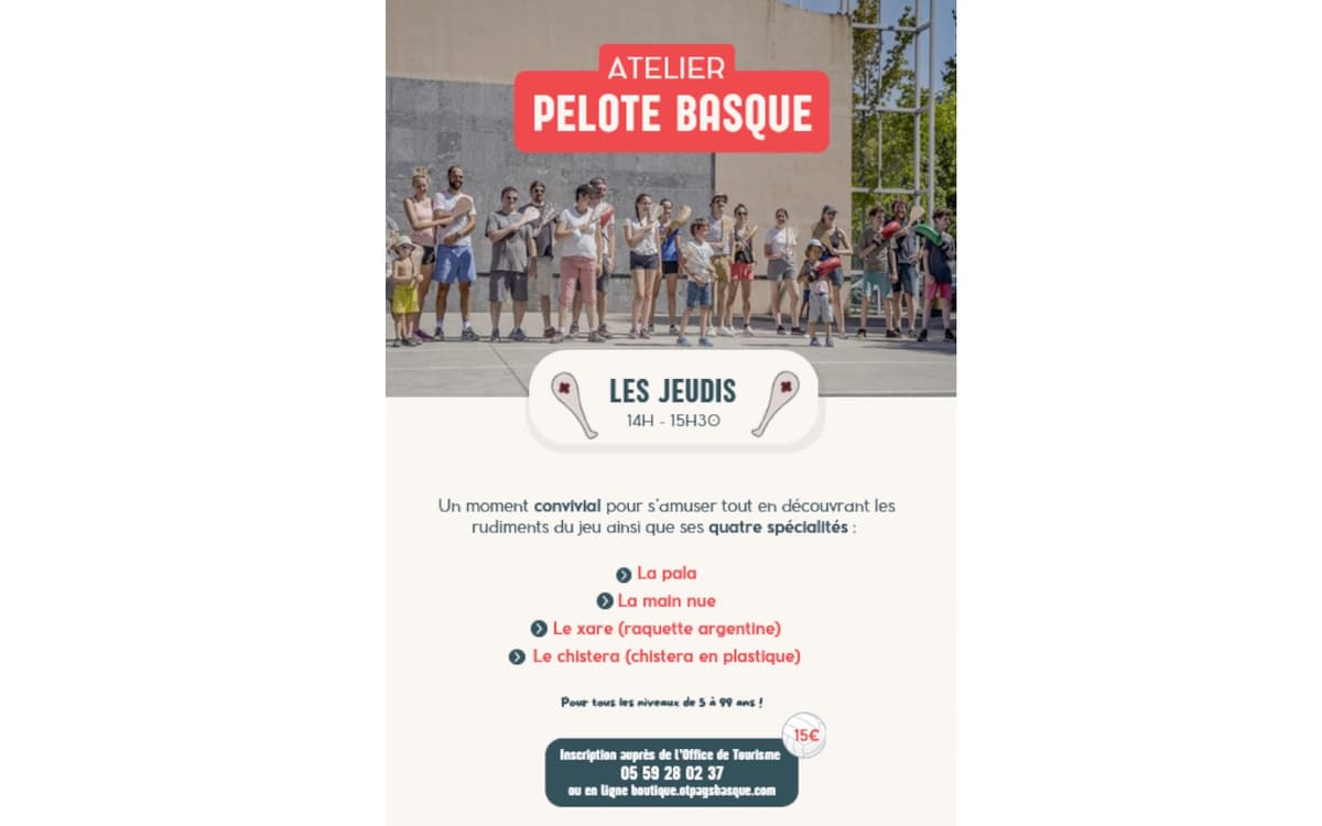 Illustration de l'événement : Initiation à la pelote basque