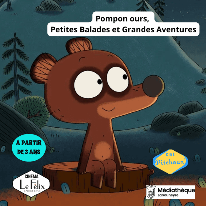 Illustration de l'événement : Ciné Pitchoun - Pompon ours