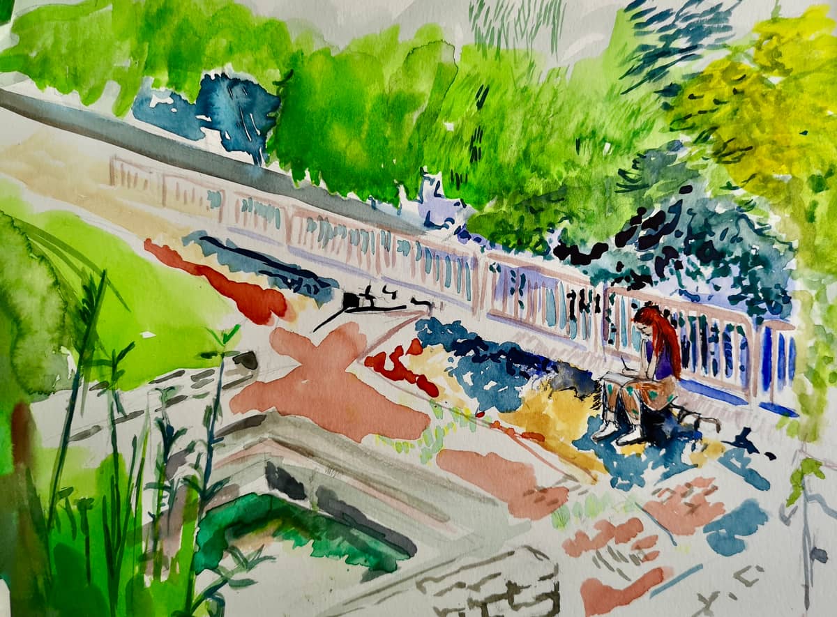 Illustration de l'événement : Sortie dessin au Bois de Ste Pezenne à Niort