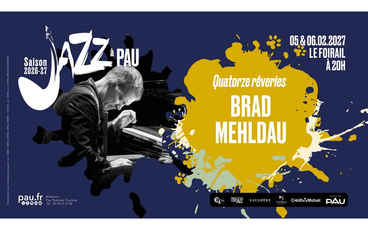 Illustration de l'événement : Saison de "Jazz à Pau" : Brad Mehldau - Quatorze rêveries