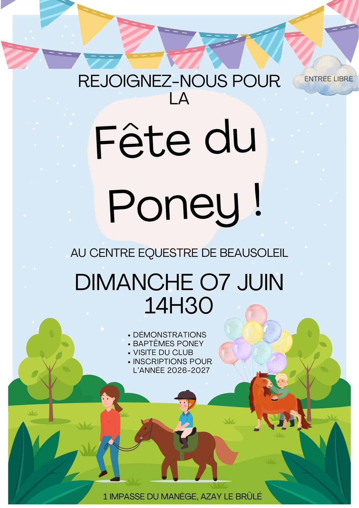 Illustration de l'événement : Fête du Poney !