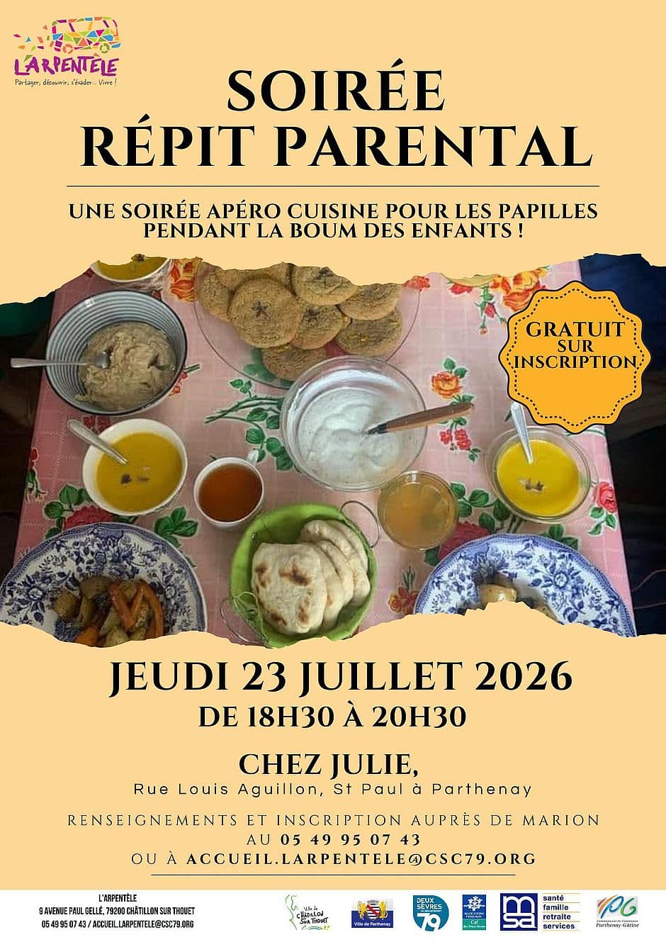 Illustration de l'événement : Soirée répit parentale et boum des enfants !