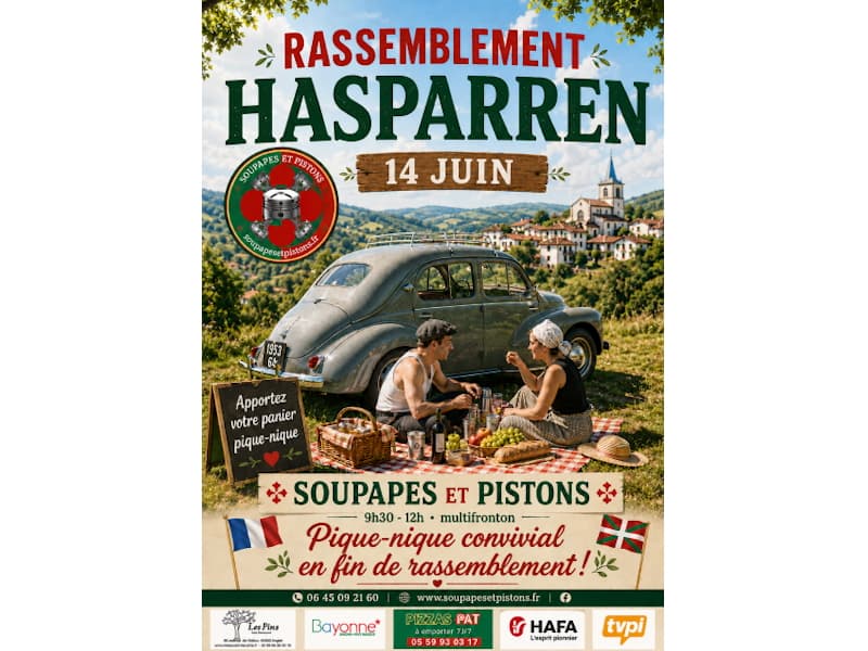 Illustration de l'événement : Rassemblement du club soupapes et pistons