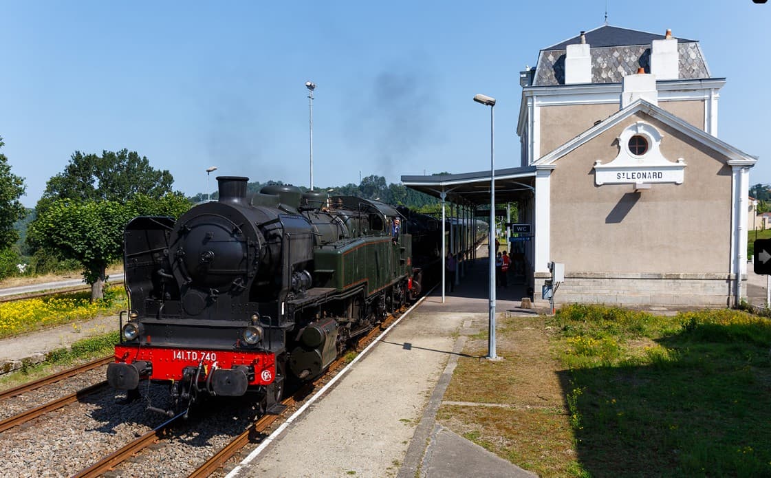 Illustration de l'événement : Train touristique à vapeur : De Saint-Léonard de Noblat à Eymoutiers - 29 juillet