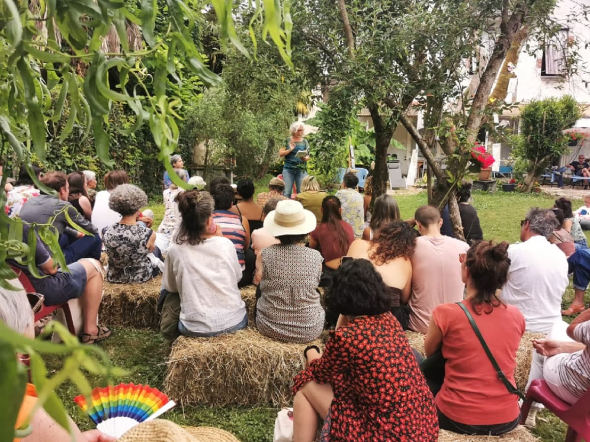 Illustration de l'événement : "Du vent dans les plumes ": rencontres artistiques dans les jardins