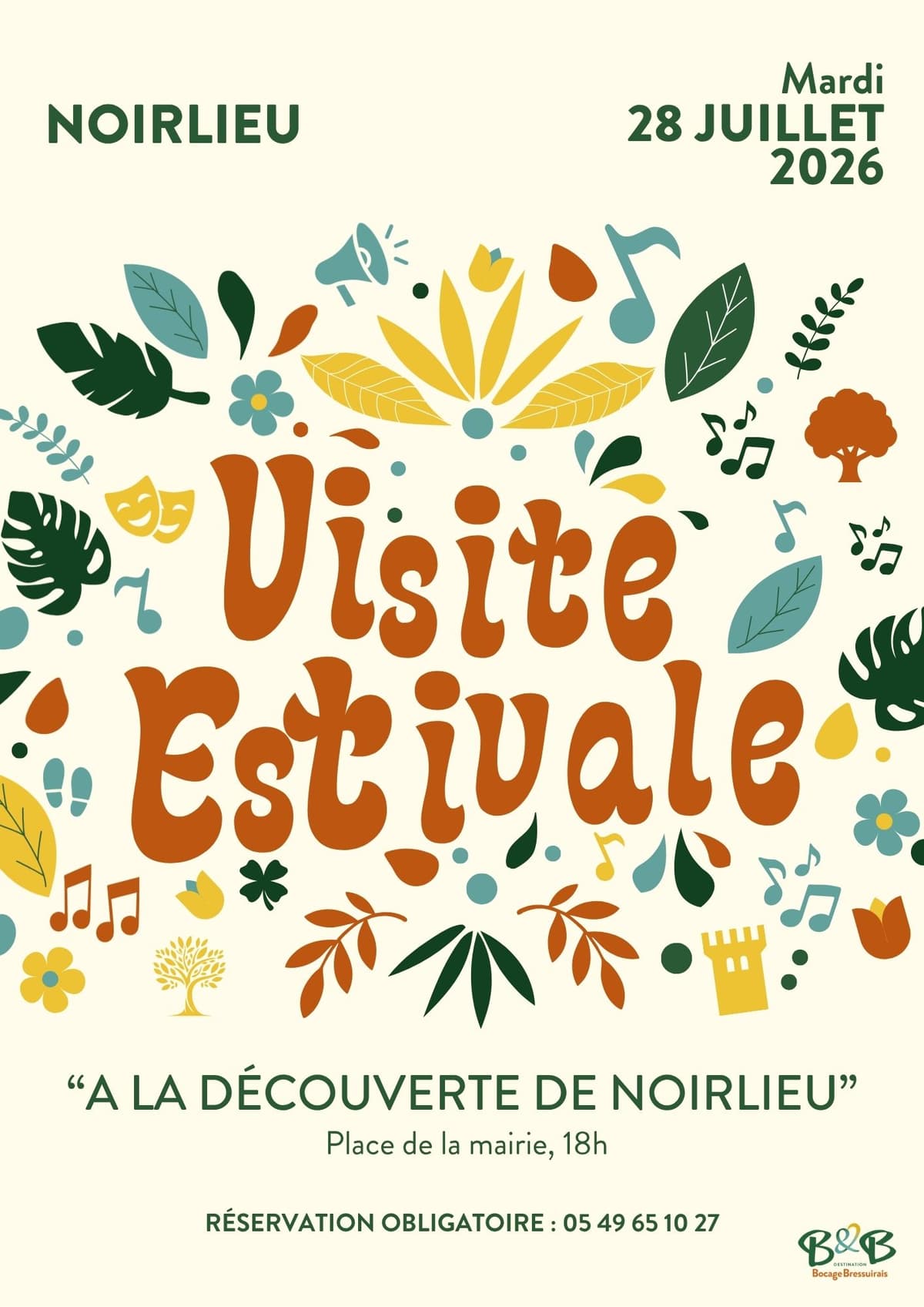 Illustration de l'événement : Visites Estivales 2026 - À la découverte de Noirlieu - Noirlieu