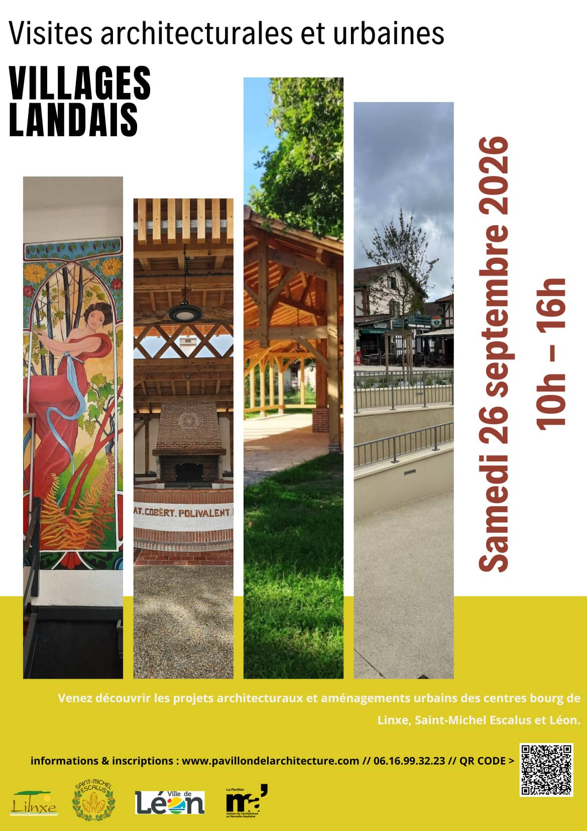 Illustration de l'événement : Visites architecturales et urbaines de nos villages landais