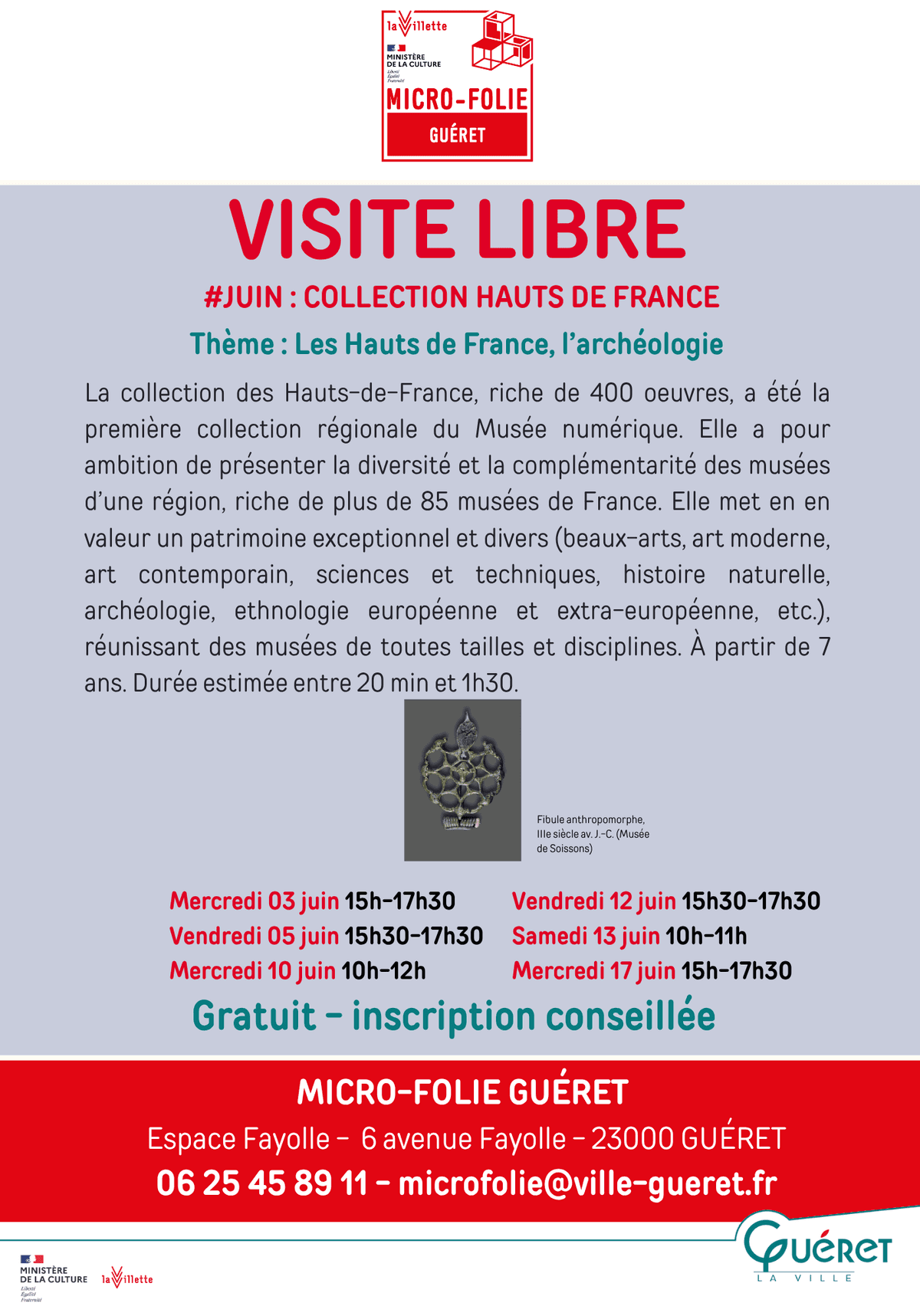 Illustration de l'événement : Visite libre collection Hauts-de-France