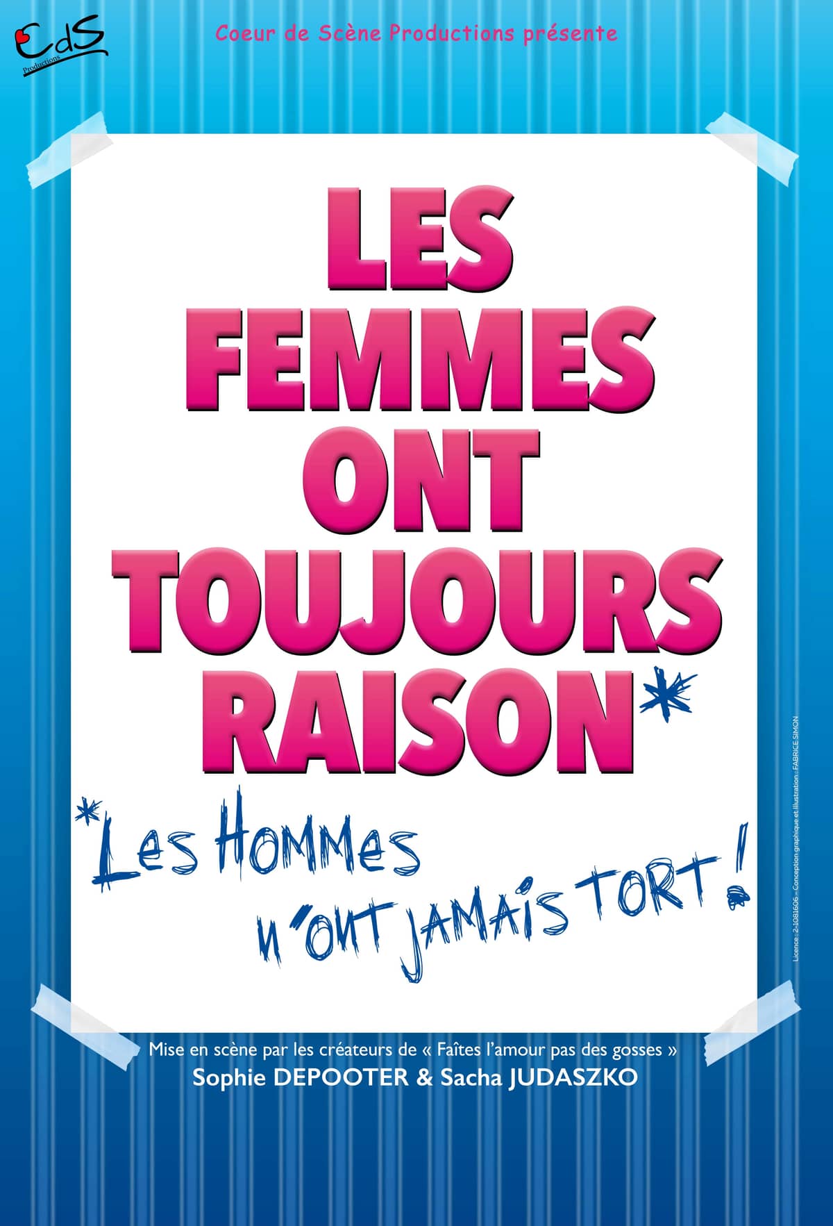 Illustration de l'événement : Les femmes ont toujours raison les hommes n'ont jamais tort