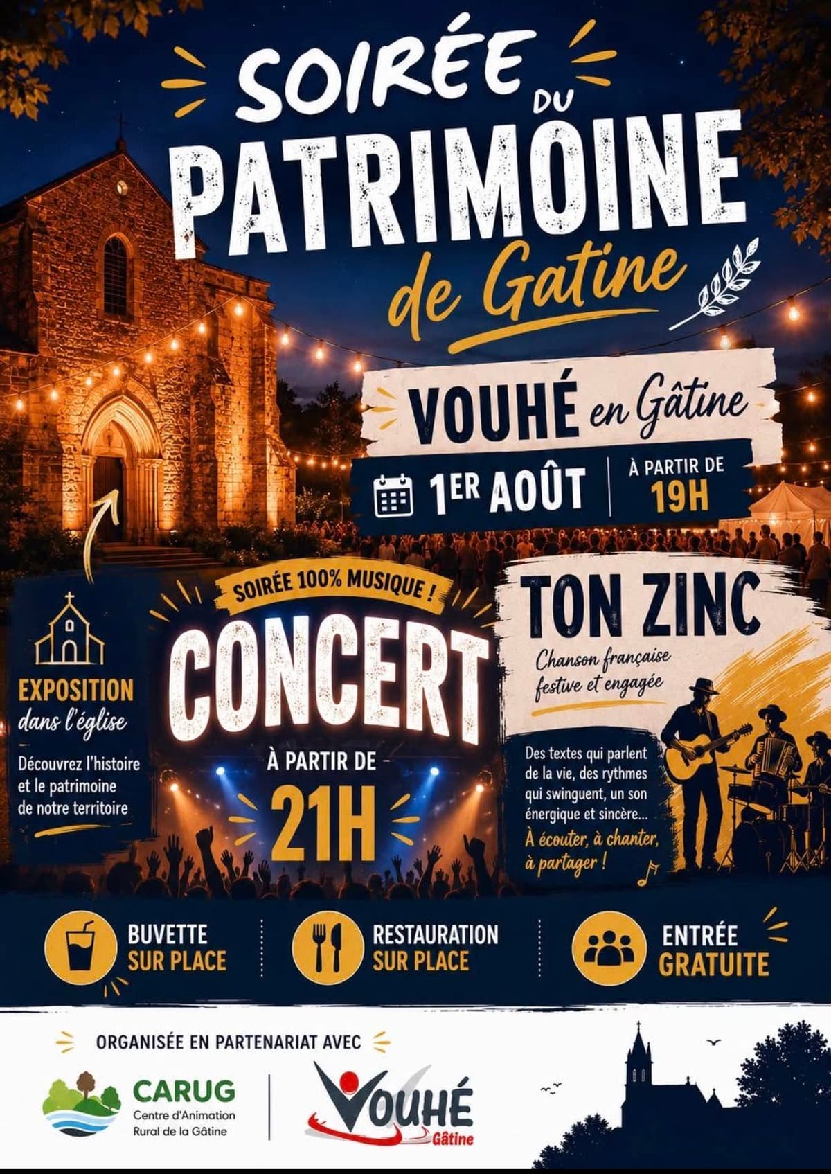 Illustration de l'événement : Soirée du Patrimoine de Gâtine